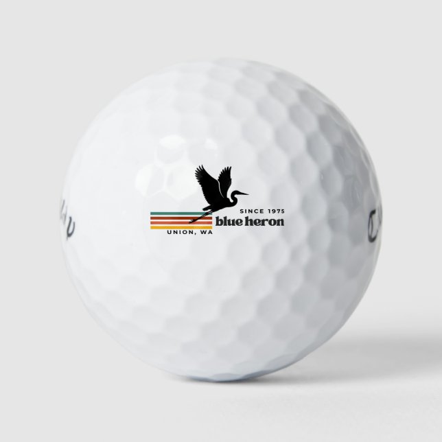 ¡Cuidado! Bolas de Golf BHR (Anverso)