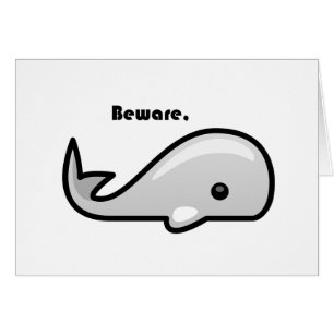Cuidado con el Personalizado de ballenas blancas