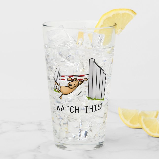 ¡Cuidado Con Esto! Perro - perro con agudeza diver (Reverso (hielo))