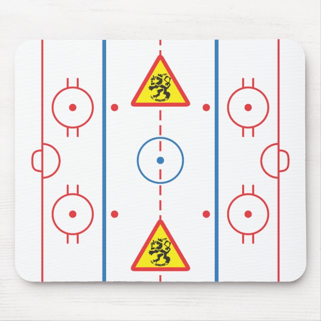 Cuidado con la Alfombra de Hockey de Leones (Frente)