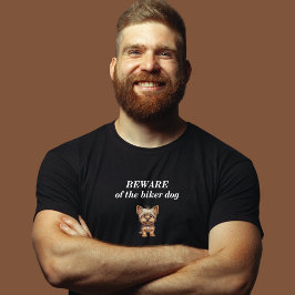 Cuidado con la camiseta de la motocicleta Biker Do