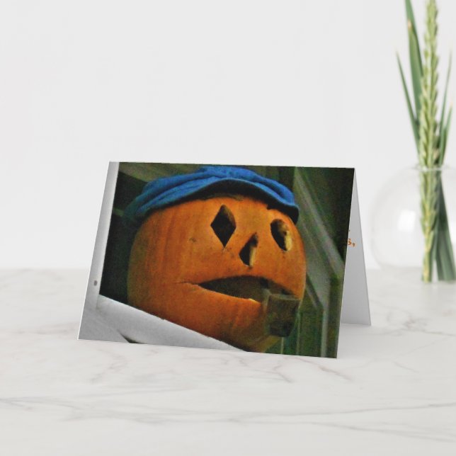 “Cuidado con la tarjeta de Hallowe’en ‘Jack-O’-The (Anverso)