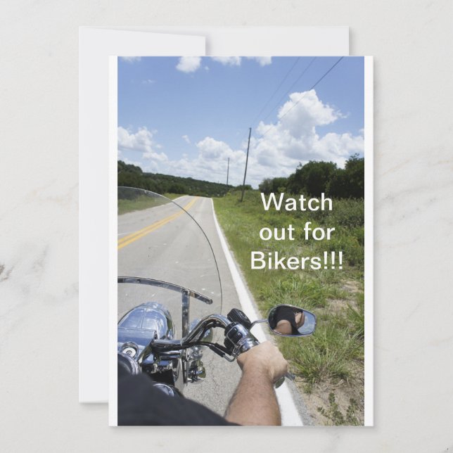 Cuidado con los ciclistas (Anverso)