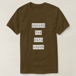 Cuidado con los datos que conocen la camiseta