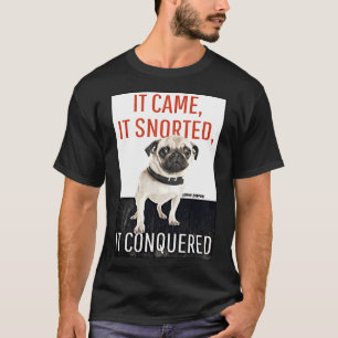 ¡Cuidado con Pug! Camiseta clásica 820
