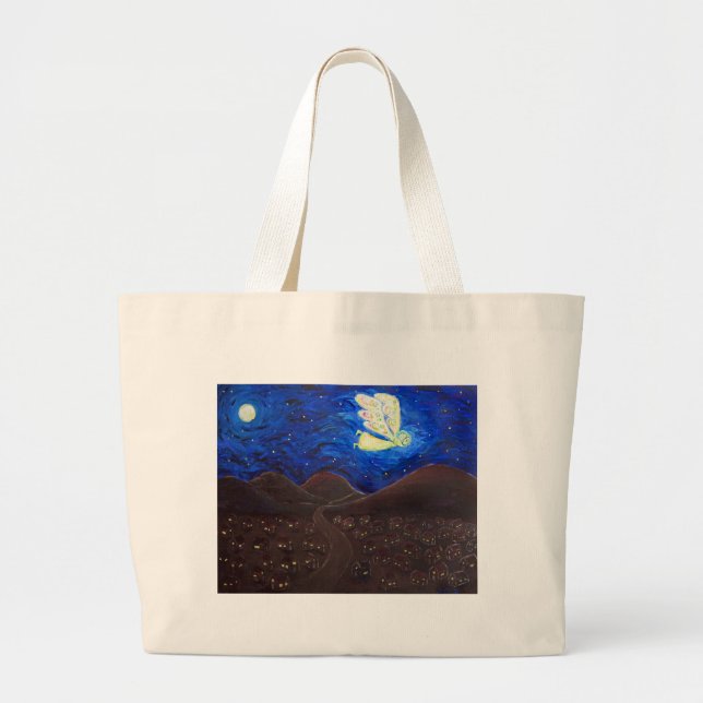 Cuidado de la bolsa de tote del Personalizado Ánge (Frente)