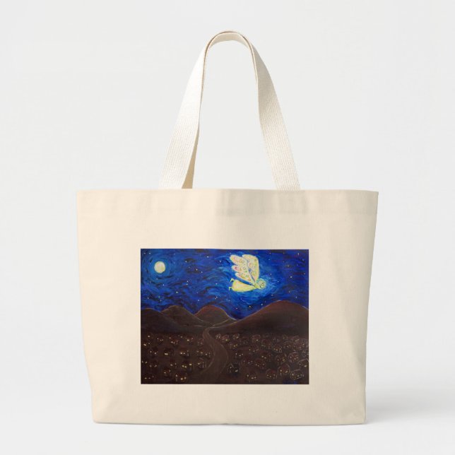 Cuidado de la bolsa de tote del Personalizado Ánge (Frente)