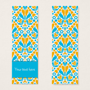 Cuidado doodle dot y diseño cardiaco Bookmark