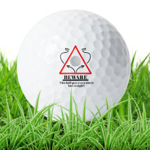 Cuidado Esta Bola No Va Recta Bolas de Golf