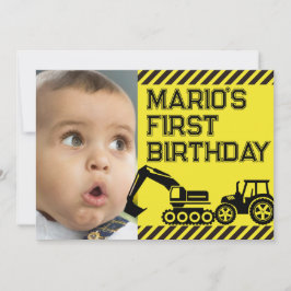 ¡Cuidado! Invitación divertida a la fiesta de cump