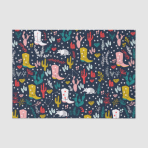 Cuidado papel teñido de vaca occidental