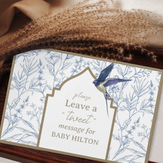 Cuidado pequeño libro de Baby Shower para pájaros  (Subido por el creador)