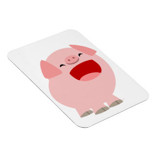 Cuidado Personalizado Cantando Cerdo Imán Flexible