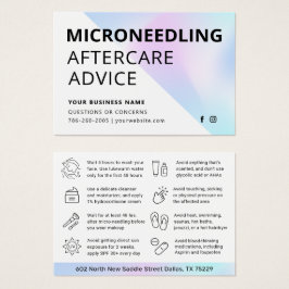 Cuidado posterior a la micropunción holográfica co