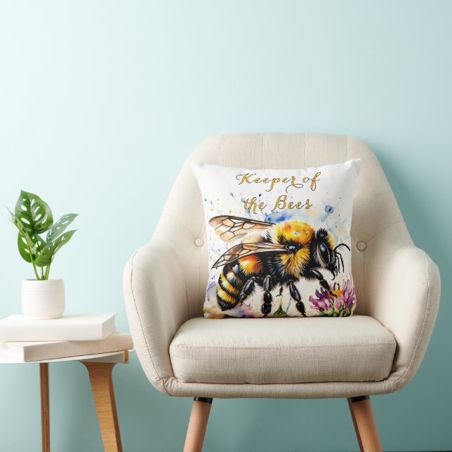 Cuidados acuáticos del Cojín decorativo de abejas (Silla)