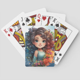 Cuidados chicas jugando cartas