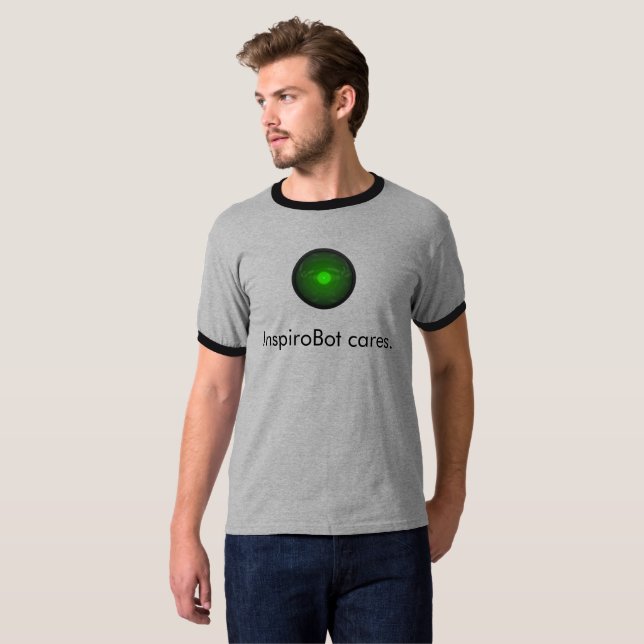 Cuidados de InspiroBot. camiseta (Anverso completo)