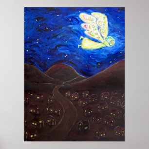 Cuidados de las pinturas de arte de los Posters Án