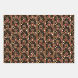 Cuidados Navidades de vacaciones envolviendo papel