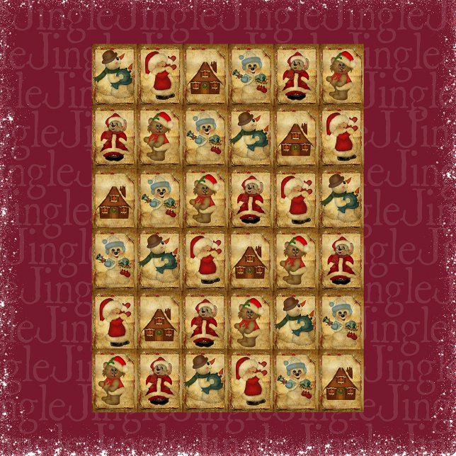 Cuidados Navidades descifran papel de tema (Subido por el creador)