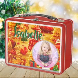 Cuidados niños del árbol de Navidad Foto Lunchbox 