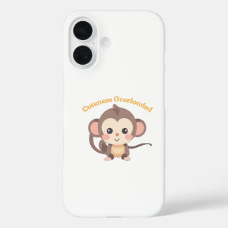 Cuidados sobrecargados : Mono Iphone 16 Funda