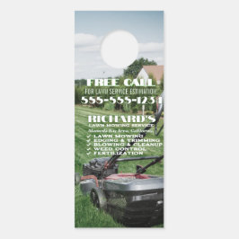 Cuidados y colgador de la puerta de mantenimiento