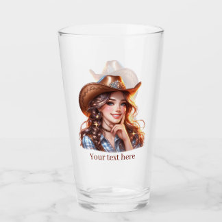 Cuidadosa chica occidental añadir texto