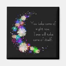 Cuidan ahora imán de motivación floral