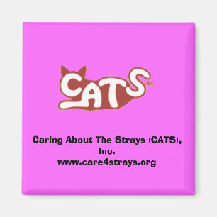 Cuidando sobre imán (CATS) de Strays, Inc.