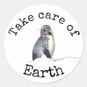 Cuidar a los Pegatinas del Pingüino de la Tierra