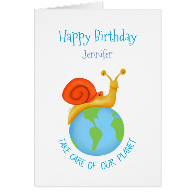 Cuidar de nuestro planeta (Frente)