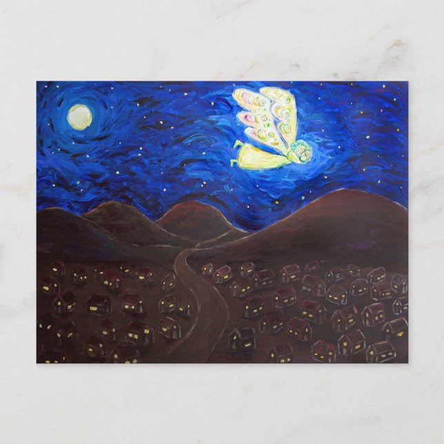 Cuidar la postal de pintura de Soul Angel (Anverso)