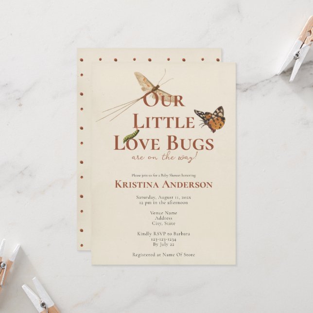 Cuidar nuestra pequeña invitación de amor para los (Anverso/Reverso In Situ)