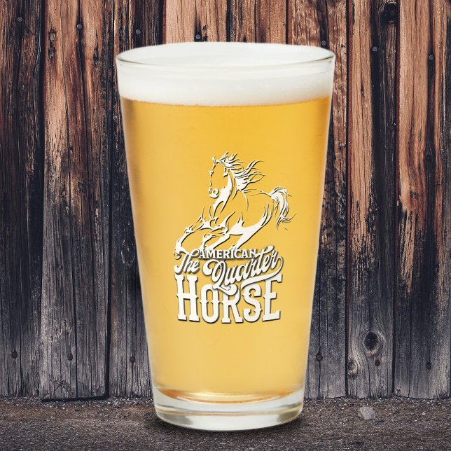 Cuitero americano Cowgirl Cowboy Oeste (American quarter horse Cowgirl Cowboy western Glass)
