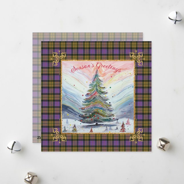 Culloden antiguo tartán escocés de Navidad (Anverso/Reverso In Situ)