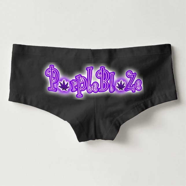 Culottes Boyshort del logotipo del dragón de PurpleBlaZe (Reverso)