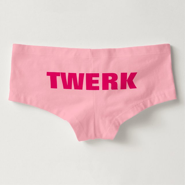 Culottes El muchacho rosado de Twerk pone en cortocircuito (Reverso)