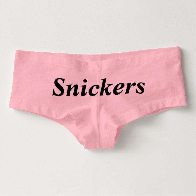 Culottes El rosa Snickers los pantalones cortos calientes (Anverso)
