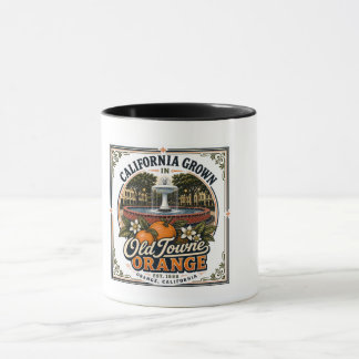Cultivado en California - Taza de Old Towne Orange