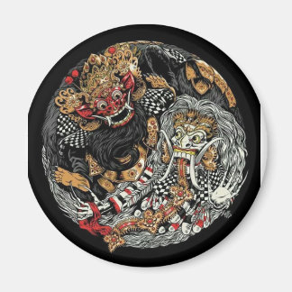 Cultura Bali, Indonesia, imanes de fotos