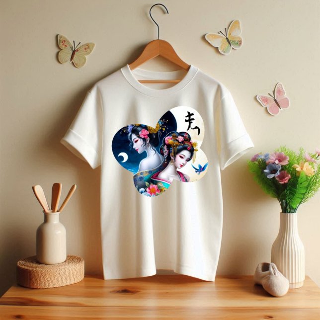 Cultura de camisetas (Yin and Yang T-shirt )