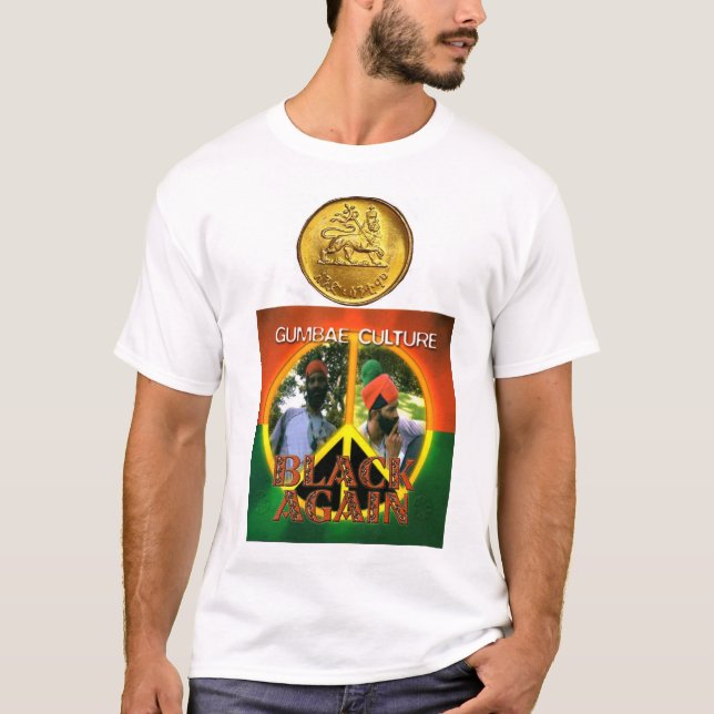 CULTURA GUMBAE Camiseta básica masculina (Anverso)