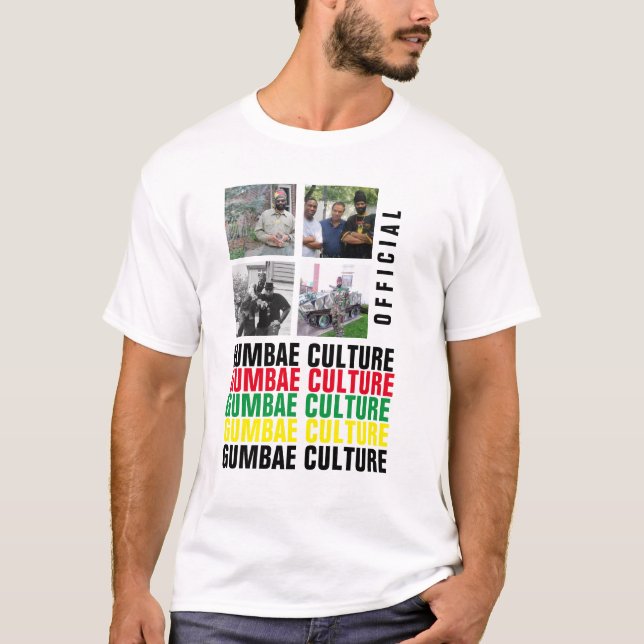 CULTURA GUMBAE/DT Camiseta básica masculina (Anverso)