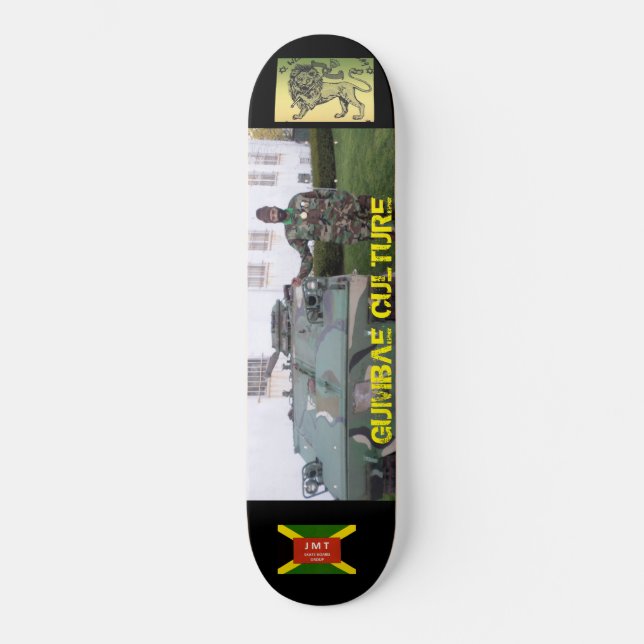 CULTURA GUMBAE Patineta (Anverso)