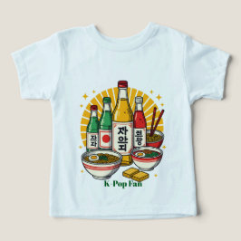 Cultura Pop Coreana Estampado en Pecho