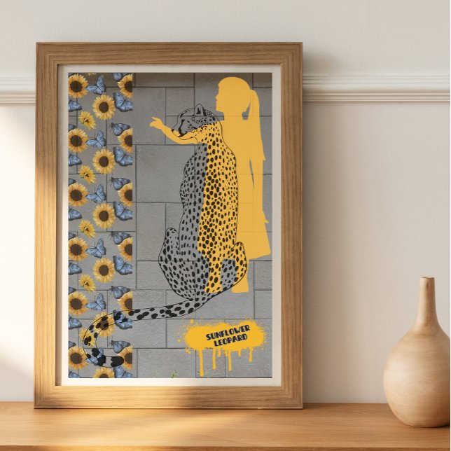 Cultura pop del arte callejero del Leopardo del gi (Subido por el creador)
