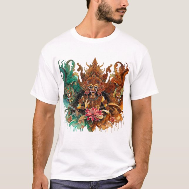 Cultura Wayang de la camiseta (Anverso)