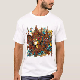 Cultura Wayang de la camiseta