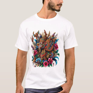 Cultura Wayang de la camiseta